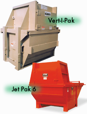 Mark-Costello's VIP, the Vert-I-Pack and JetPak 6 Vertical Compactors